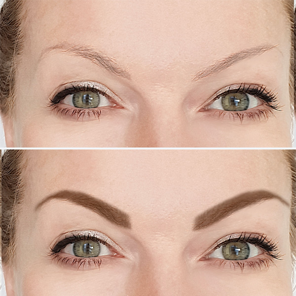 Maquillage permanent des sourcils (microshading) Lille