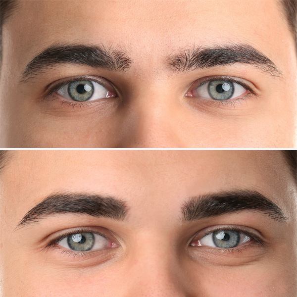Maquillage permanent sourcils hommes Lille (microblading hommes)
